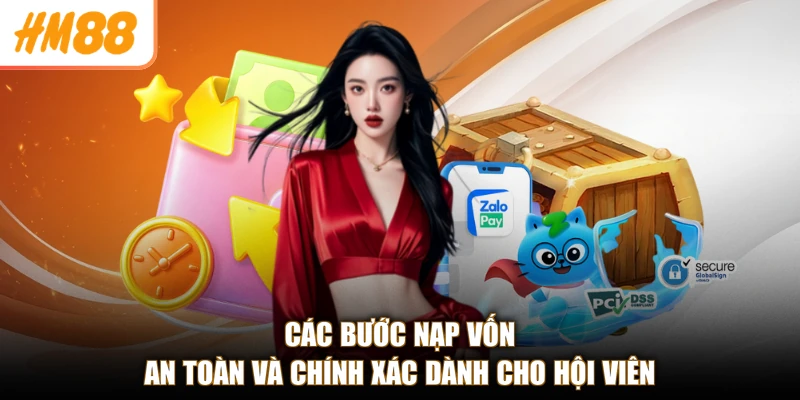 Nạp tiền HM88 3 Các bước nạp vốn an toàn và chính xác dành cho hội viên